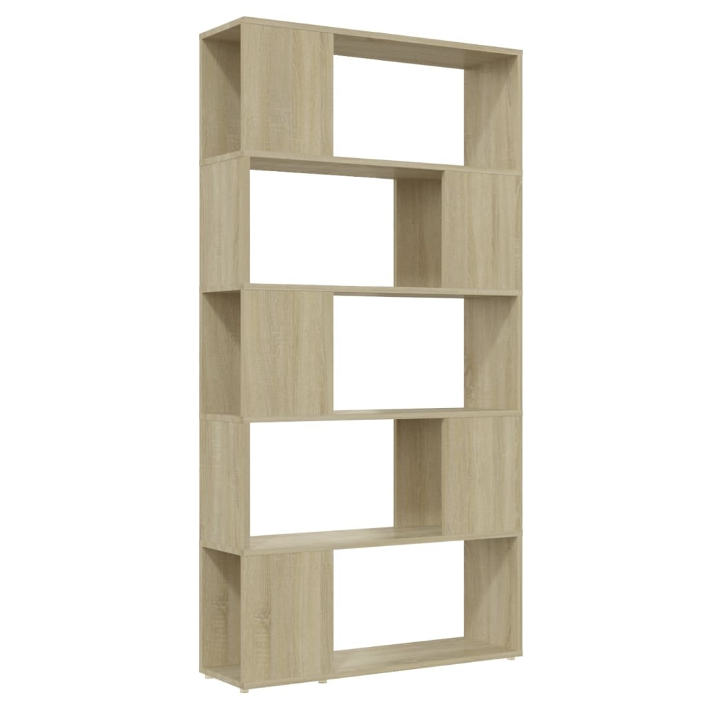 VidaXL Boekenkast/kamerscherm 80x24x155 cm bewerkt hout sonoma eiken