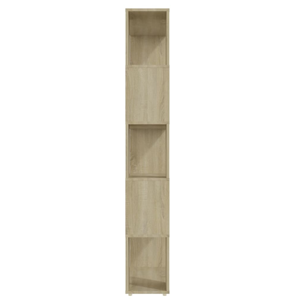 VidaXL Boekenkast/kamerscherm 80x24x155 cm bewerkt hout sonoma eiken