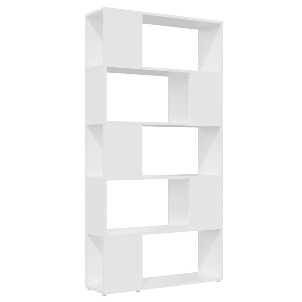 VidaXL Boekenkast/kamerscherm 80x24x155 cm bewerkt hout wit