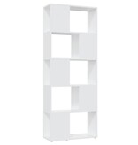 VidaXL Boekenkast/kamerscherm 60x24x155 cm bewerkt hout wit