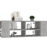 VidaXL Tv-wandmeubel 102x35x35 cm bewerkt hout betongrijs