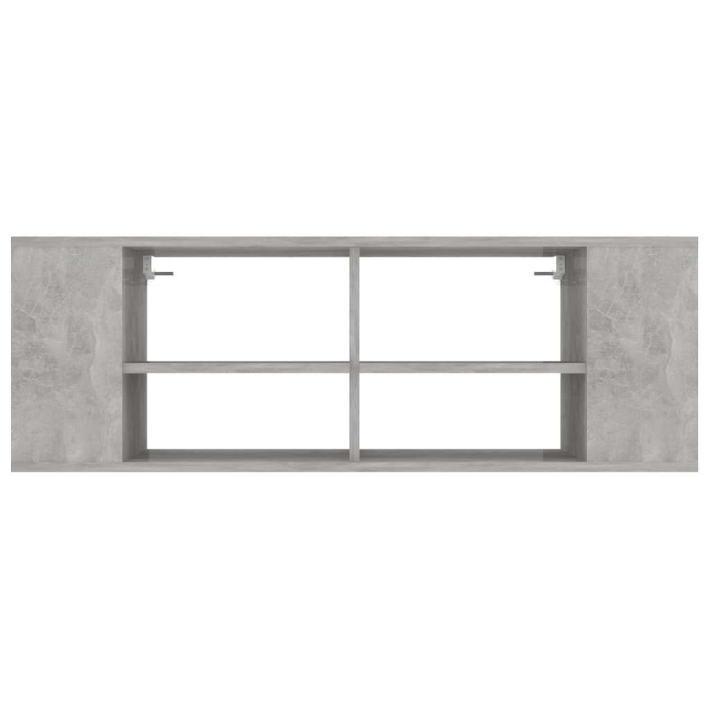 VidaXL Tv-wandmeubel 102x35x35 cm bewerkt hout betongrijs
