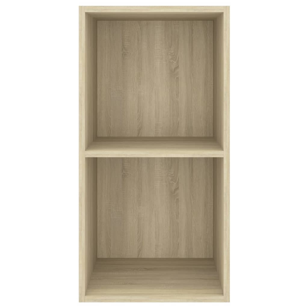 VidaXL Tv-wandmeubel 37x37x72 cm bewerkt hout sonoma eikenkleurig