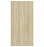 VidaXL Tv-wandmeubel 37x37x72 cm bewerkt hout sonoma eikenkleurig