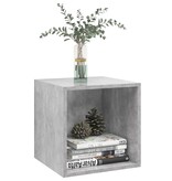 VidaXL Wandkasten 2 st 37x37x37 cm bewerkt hout betongrijs