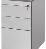 Ladeblok voor op kantoor of archief met 3 of 4 laden