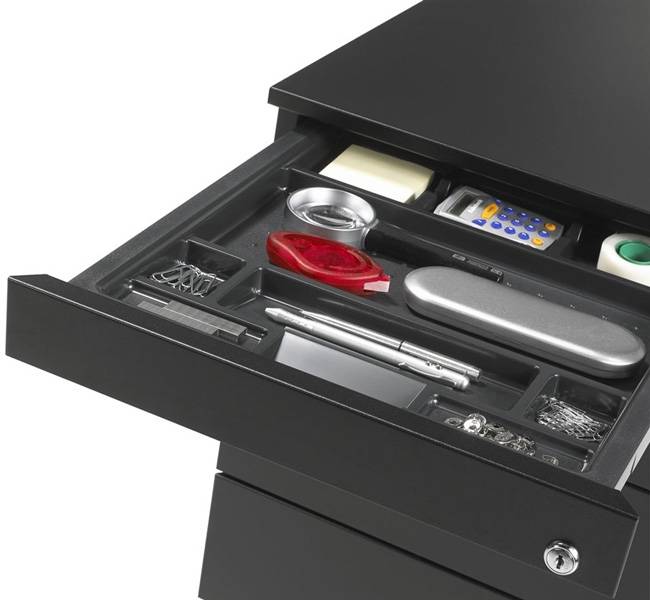 Ladeblok voor op kantoor of archief met 3 of 4 laden