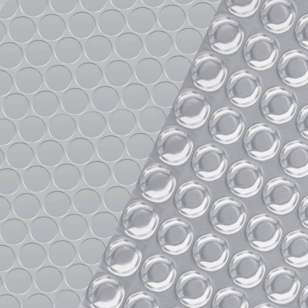 VidaXL Zwembadhoes 450x220 cm PE zilverkleurig