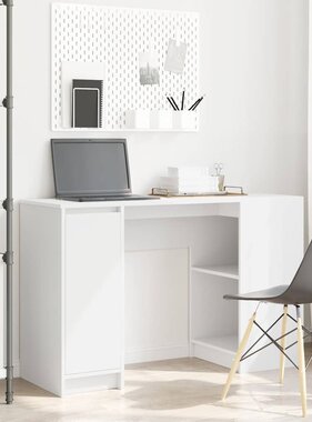 VidaXL Bureau 120x42x76 cm spaanplaat wit