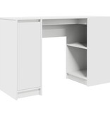 VidaXL Bureau 120x42x76 cm spaanplaat wit