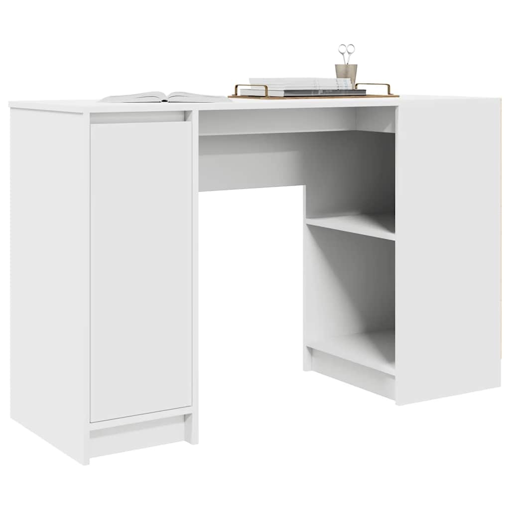 VidaXL Bureau 120x42x76 cm spaanplaat wit