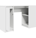 VidaXL Bureau 120x42x76 cm spaanplaat wit