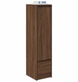 VidaXL Hoge kast 29,5x34x119,5 cm spaanplaat bruin eikenkleurig