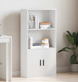VidaXL Boekenkast 60x24x120 cm bewerkt hout wit