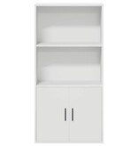 VidaXL Boekenkast 60x24x120 cm bewerkt hout wit