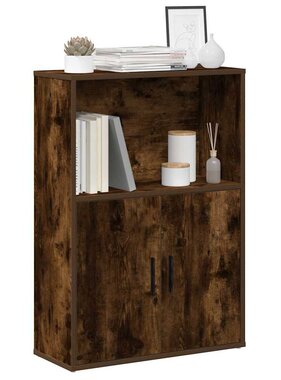 VidaXL Boekenkast 60x24x85 cm bewerkt hout gerookt eikenkleurig