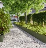 VidaXL Gazonranden 20 st 25x103 cm koudgewalst staal olijfgroen