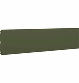 VidaXL Gazonranden 20 st 25x103 cm koudgewalst staal olijfgroen