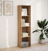 VidaXL Boekenkast 40x30x152 cm bewerkt hout artisanaal eikenkleurig