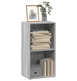 VidaXL Boekenkast 40x30x77 cm bewerkt hout grijs sonoma eikenkleurig