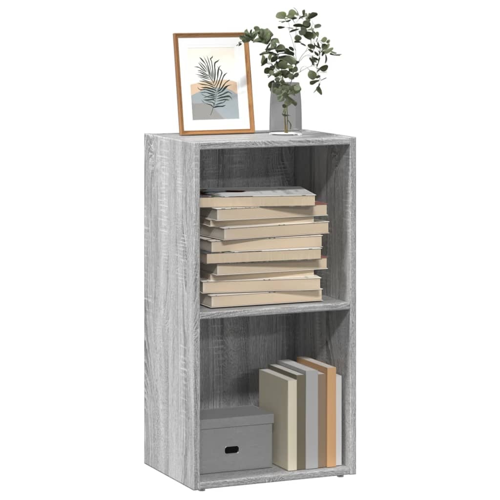 VidaXL Boekenkast 40x30x77 cm bewerkt hout grijs sonoma eikenkleurig