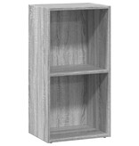 VidaXL Boekenkast 40x30x77 cm bewerkt hout grijs sonoma eikenkleurig