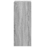 VidaXL Boekenkast 40x30x77 cm bewerkt hout grijs sonoma eikenkleurig