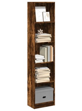 VidaXL Boekenkast 40x24x176 cm bewerkt hout gerookt eikenkleurig