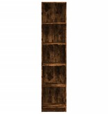VidaXL Boekenkast 40x24x176 cm bewerkt hout gerookt eikenkleurig