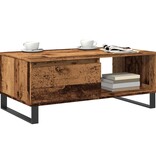 VidaXL Salontafel 90x50x36,5 cm bewerkt hout oud houtkleurig