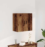 VidaXL Wandkast 60x31x60 cm bewerkt hout oud houtkleurig