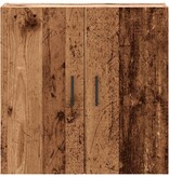 VidaXL Wandkast 60x31x60 cm bewerkt hout oud houtkleurig