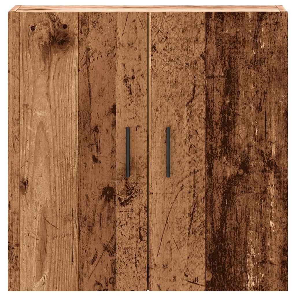 VidaXL Wandkast 60x31x60 cm bewerkt hout oud houtkleurig