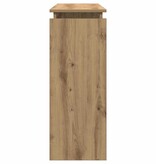 VidaXL Wandtafel 102x30x80 cm bewerkt hout artisanaal eikenkleur