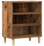 VidaXL Dressoir 57x35x75 cm bewerkt hout oud houtkleurig