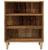 VidaXL Dressoir 57x35x75 cm bewerkt hout oud houtkleurig