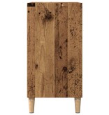 VidaXL Dressoir 57x35x75 cm bewerkt hout oud houtkleurig
