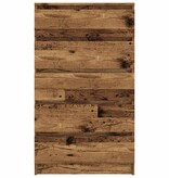 VidaXL Ladekast 60x36x103 cm bewerkt hout oud houtkleurig