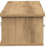 VidaXL Wandkast 88x26x18,5 cm bewerkt hout artisanaal eikenkleur
