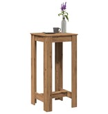 VidaXL Bartafel 51x50x103,5 cm bewerkt hout artisanaal eikenkleurig