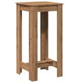 VidaXL Bartafel 51x50x103,5 cm bewerkt hout artisanaal eikenkleurig