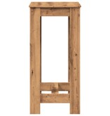 VidaXL Bartafel 51x50x103,5 cm bewerkt hout artisanaal eikenkleurig