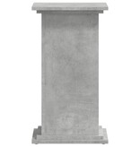 VidaXL Plantenstandaard 33x33x60 cm bewerkt hout betongrijs