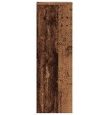 VidaXL Plantenstandaard 33x33x100 cm bewerkt hout oud houtkleurig