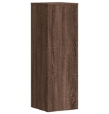 VidaXL Plantenstandaard 33x33x100 cm bewerkt hout bruin eikenkleurig
