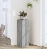 VidaXL Plantenstandaard 33x33x100 cm bewerkt hout grijs sonoma eiken