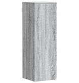 VidaXL Plantenstandaard 33x33x100 cm bewerkt hout grijs sonoma eiken
