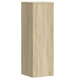 VidaXL Plantenstandaard 33x33x100 cm bewerkt hout sonoma eikenkleurig