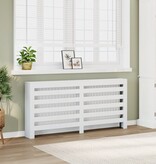 VidaXL Radiatorombouw 175x20x82 cm bewerkt hout wit