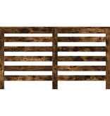 VidaXL Radiatorombouw 149x20x82 cm bewerkt hout gerookt eikenkleurig